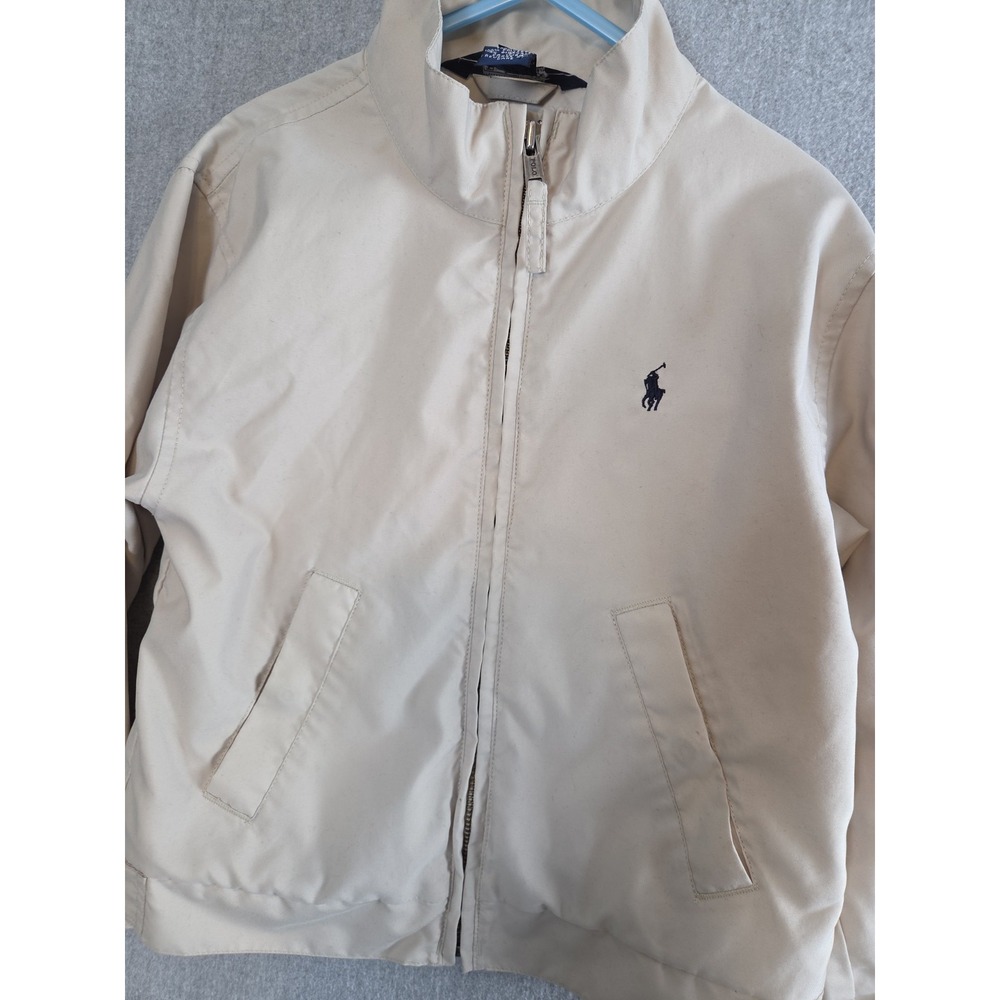 Polo Ralph Lauren Boys 4T Zip Up Hampton Jacket Lightweight Preppy Pony Logo